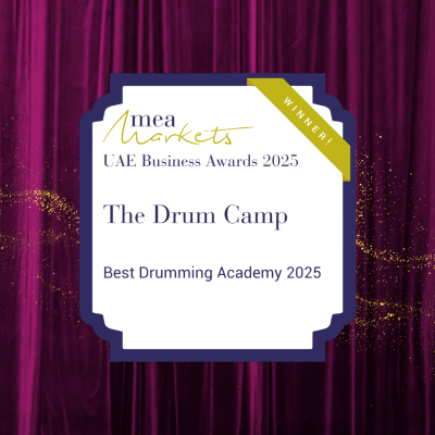 The Drum Camp is Best Drumming Academy 2025 UAE - MEA Markets
